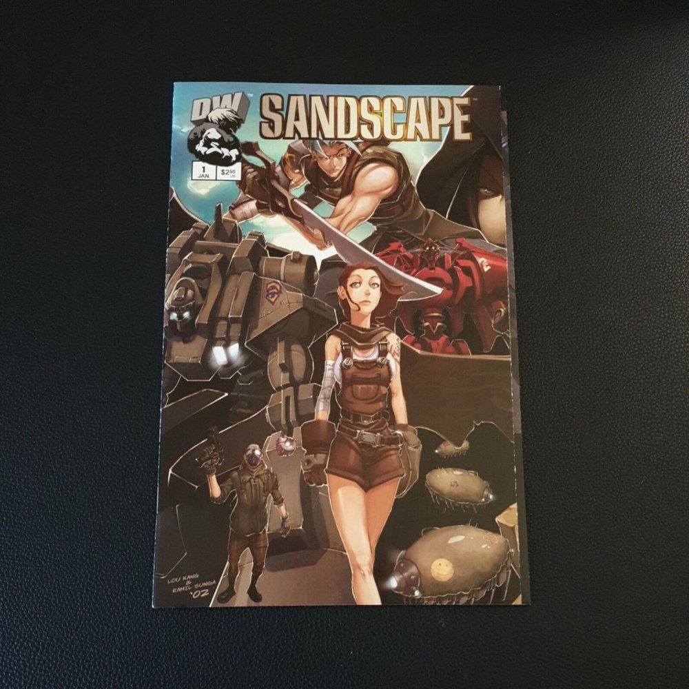 Dreamwave Comics SANDSCAPE #1 Jan 2003 Book Collector Sander Lee Ng Moylan